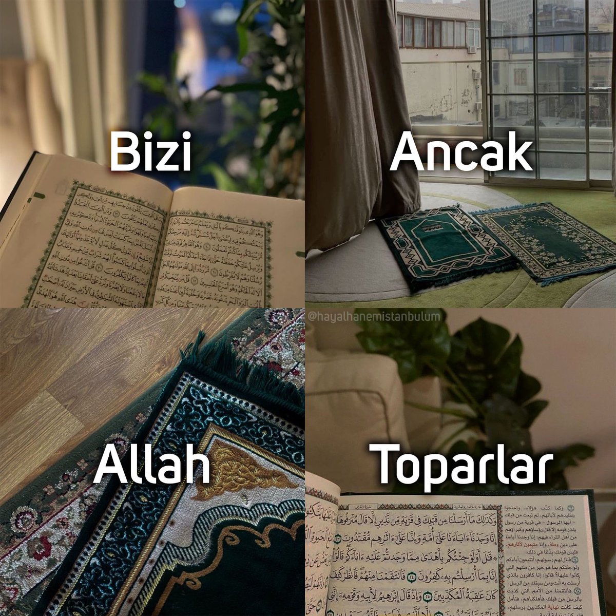 Bizi ancak Allah toparlar..