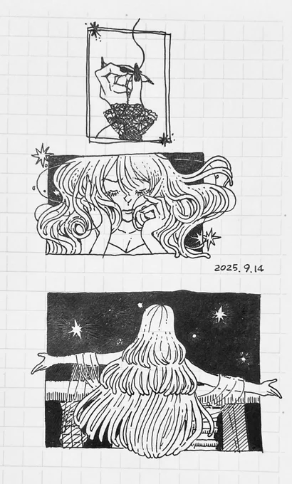 ペン落書き 