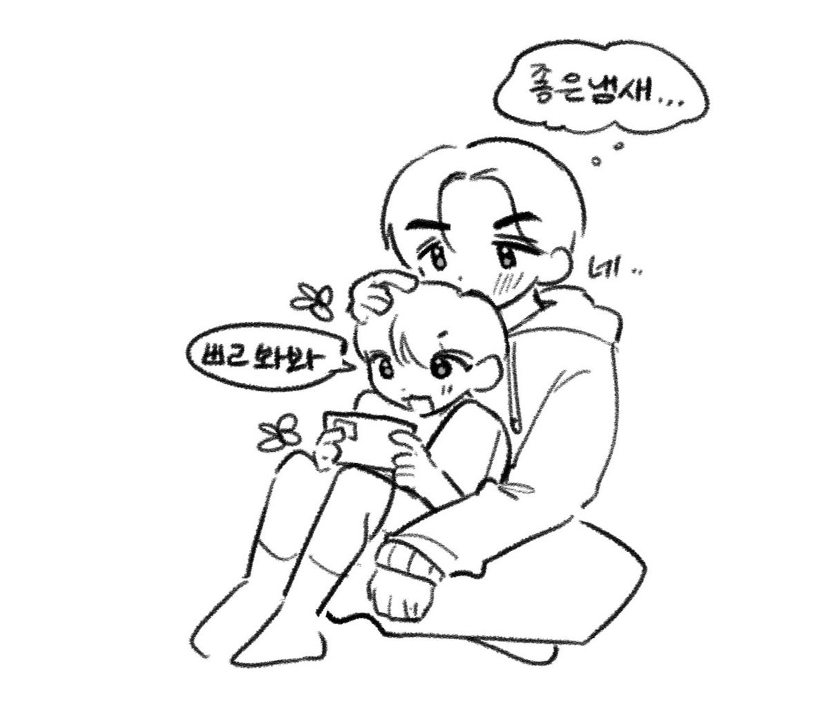 맠룽 덩치차이..
