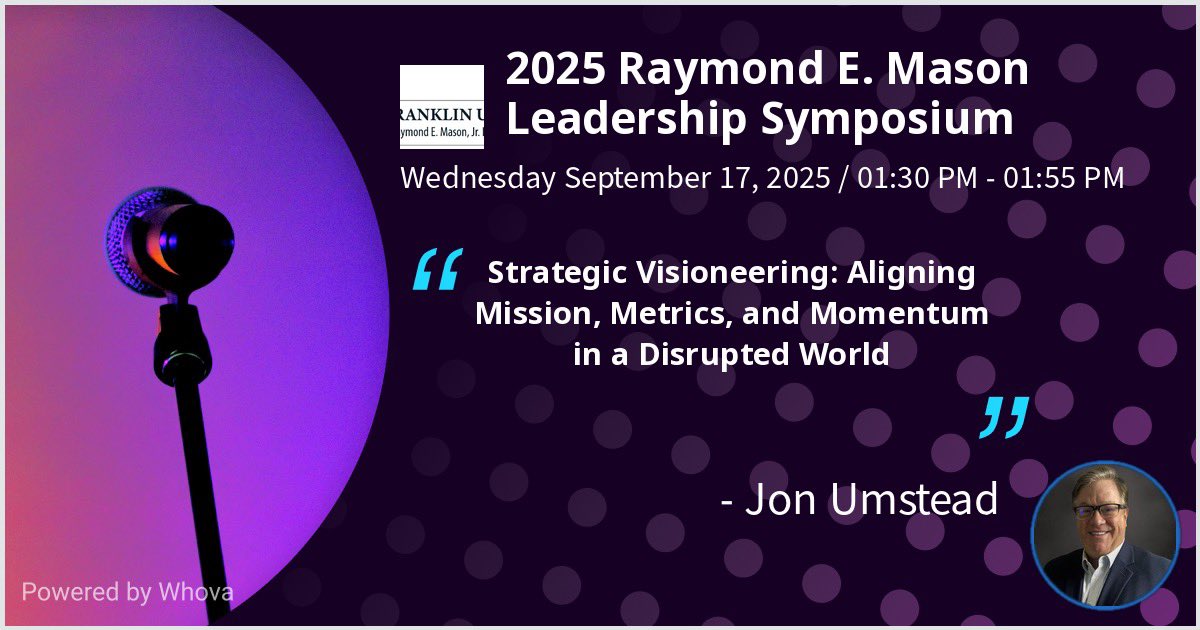 Please consider registering for this virtual event. franklin.edu/leadership/mas…