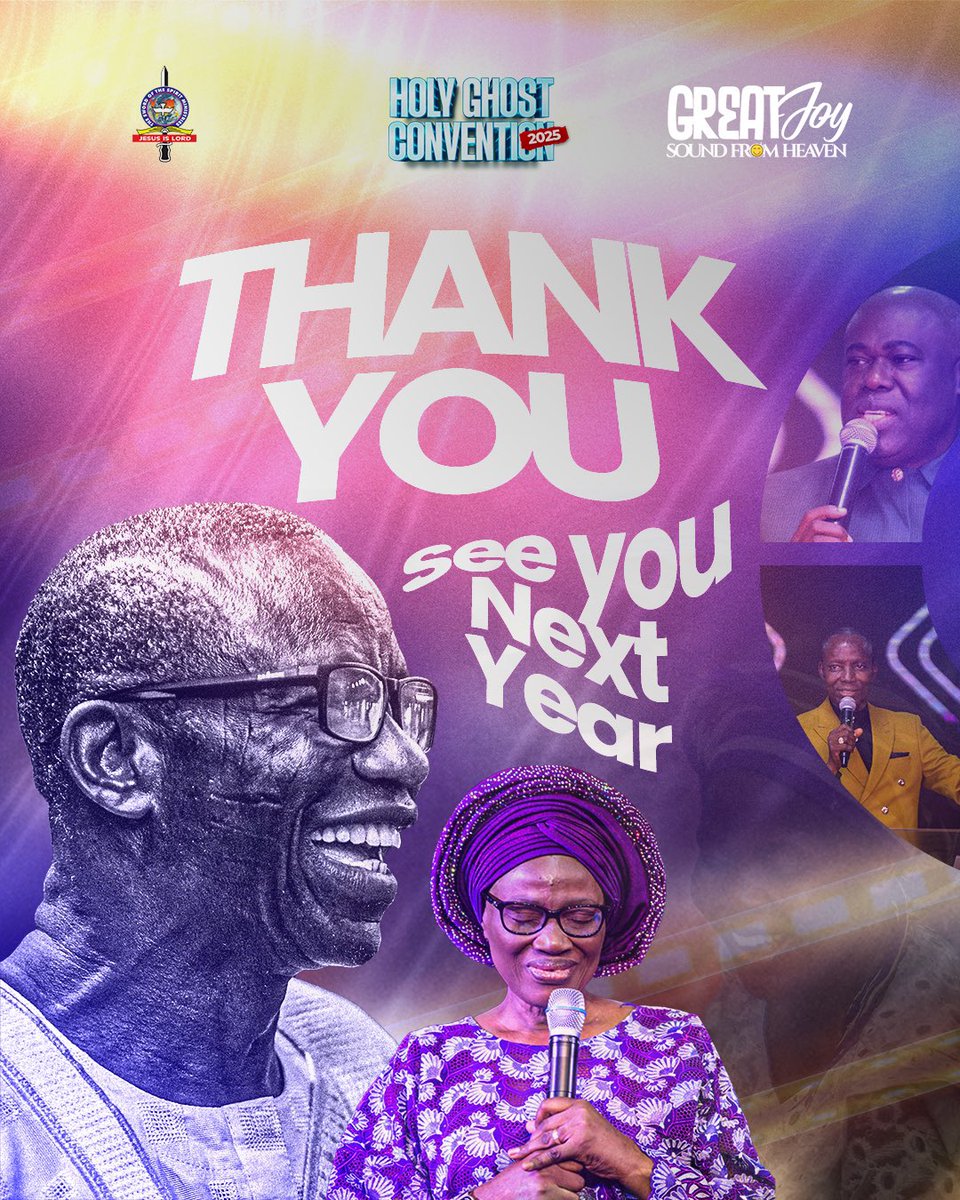 HGClive's tweet photo. THANK YOU FOR JOINING US THIS YEAR CONVENTION SEE YOU NEXT YEAR! 🙏☺️

#Day7
#hgc2025
#holyghostconvention
#greatjoy #soundfromheaven
#onemillionsoulsforchrist https://t.co/RwjhPDX2LV