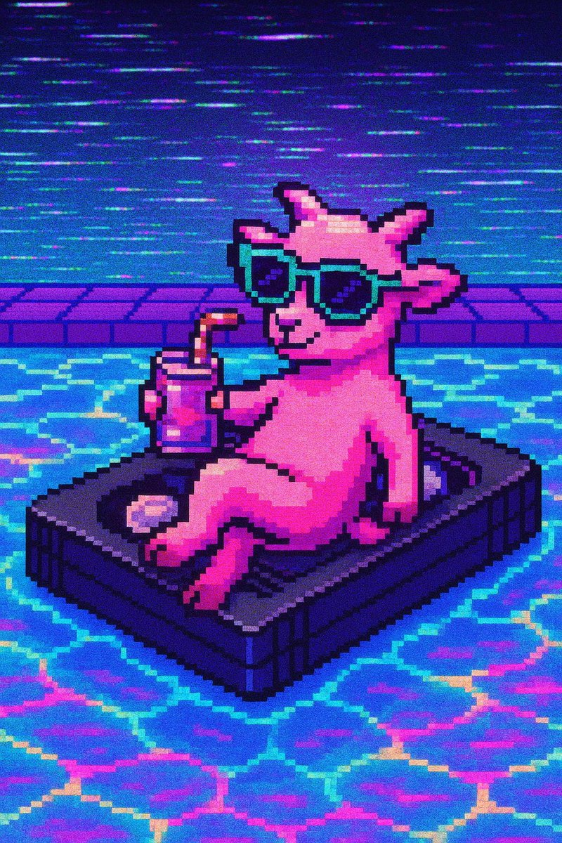 Drink, Float, BAA 🥤🐐

#RichiBaa #PulseChain #MemeCoinMagic #VHSVibes #PixelDreams #CryptoCulture #GoatLife #80sRetro #DeFiMeme #ViralEnergy