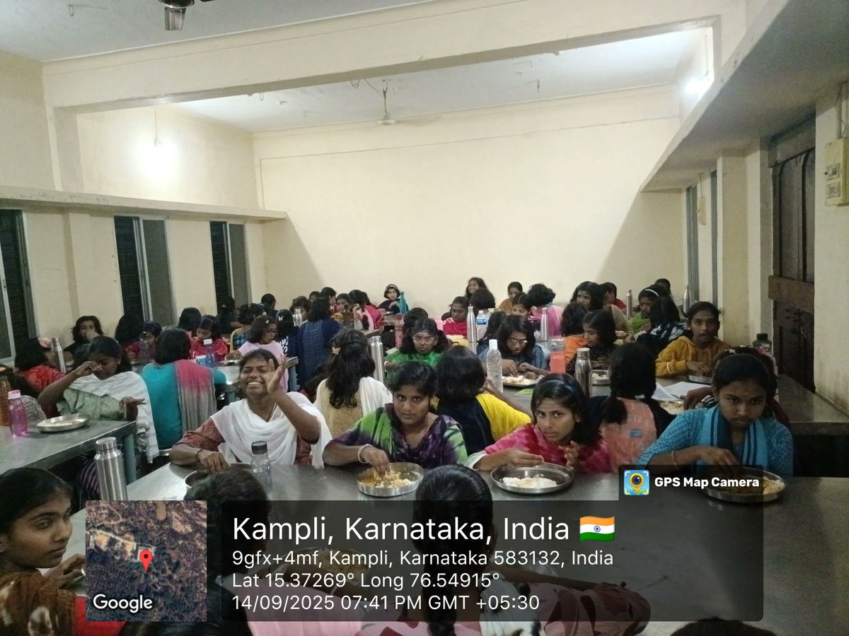 Dinner  #SocialAudit_SWDMeals #SocialWelfare_Karnataka
