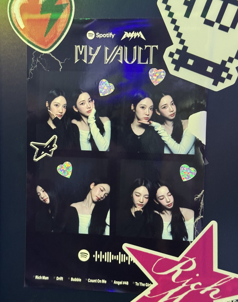 팝업 후기 ❤︎ ••• 
아 그냥 우선 넘넘 재밋엇음 💕💕
안에 너무 잘 꾸며져있었구 여러 이벤트들이 있어서 키링두 받고 반다나도 만들고 타투도 직접 받고 마지막으로 사진까지 야무지게 찍엇어요✌️넘 재밋엇따 <a href="/spotifykr/">Spotify Korea</a> <a href="/aespa_official/">aespa</a> 
#스포티파이 #마이볼트 #aespa #MYVAULTSeoul #RichMan