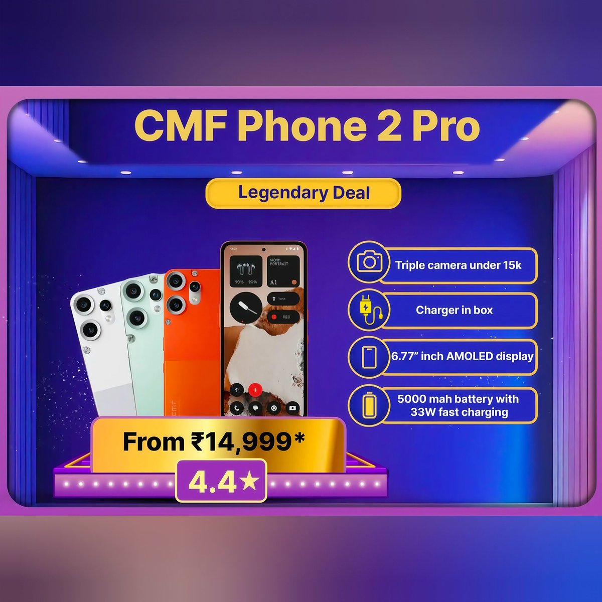 TechWithAbhi12's tweet image. Nothing Smartphone BBD Sale Deals 🔥...

#BigBillionDays #bbdSale #nothingphone3