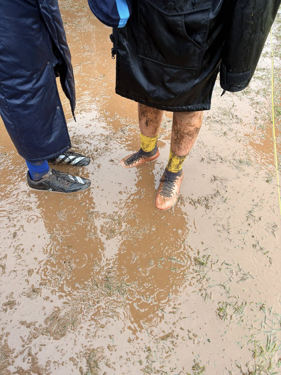 Seeder_Wood's tweet photo. Tournament abandoned at this point… Final wasn’t due to kick off until 4.10pm!Frustrating as we were playing so well but the right call #bitmuddy #rugby #u12 @OldPensMinis https://t.co/5ZsbV9aY1g