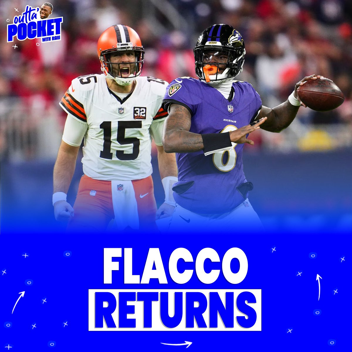 Joe Flacco returns to Baltimore to faceoff against Lamar Jackson today...

Will the Browns be able to upset the Ravens like last year?🧐