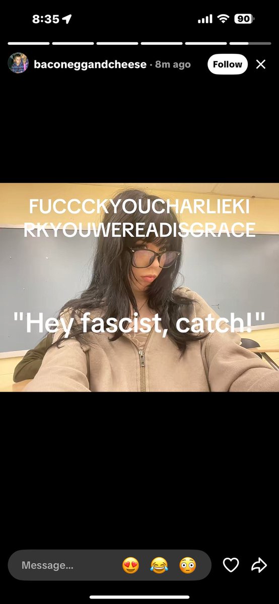retaming_'s tweet photo. @ImMeme0 look at this lunatic celebrating and mocking death of Charlie Kirk on TikTok https://t.co/GwiuuhDfhb