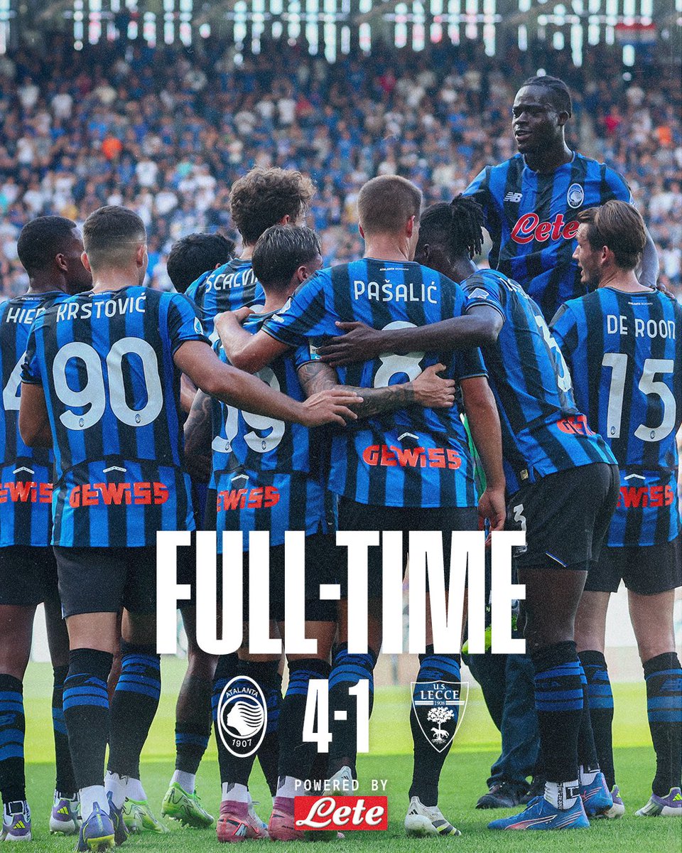 𝑨𝑻𝑨𝑳4️⃣𝑵𝑻𝑨 𝑺𝑯𝑶𝑾 🤩🖤💙

@acqua_lete | #AtalantaLecce 4-1 FT #GoAtalantaGo ⚫️🔵