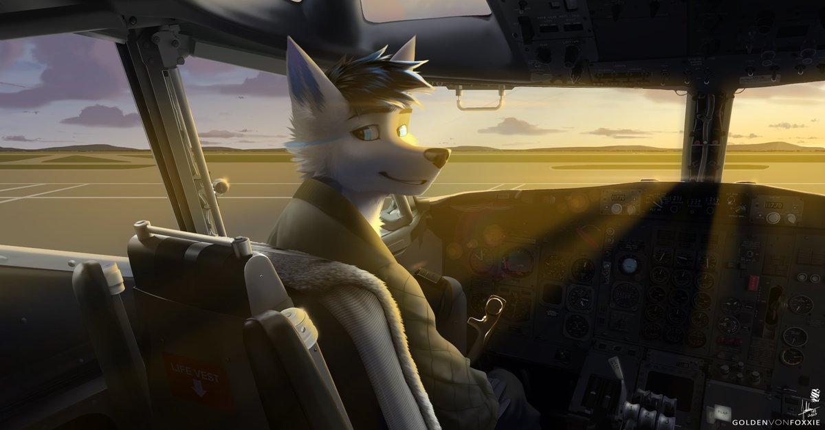 Honestly, my magnum opus for this year!! Commissioned by Asa on Discord! Let's see if you guys can guess the plane from the interior? :3 

Really enjoyed over-detailing the piece btw hehehe. T'was theraputic 😋