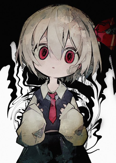 ルーミア(東方プロジェクト) 「ルーミア 色紙 」|飛者@春例大祭か18ab