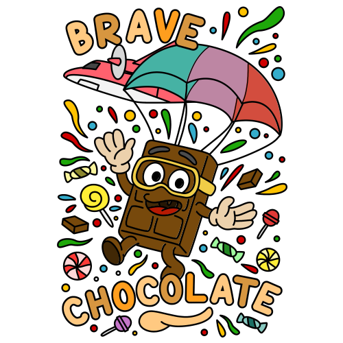 doodleclothing.co.za

Sometimes you need a little courage to make life sweet. Our talented artist brought this whimsical concept to life with vibrant colors and pure joy!

doodleclothing.co.za ☂️
#DoodleClothing #BraveChocolate #ArtistCollaboration #QuirkyDesigns
