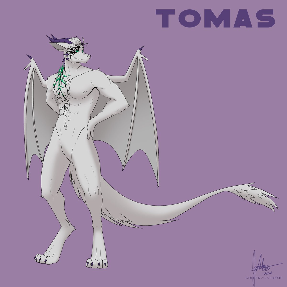 Very simple shaded derg concept art for a friend's boyfriend on Discord! ^w^