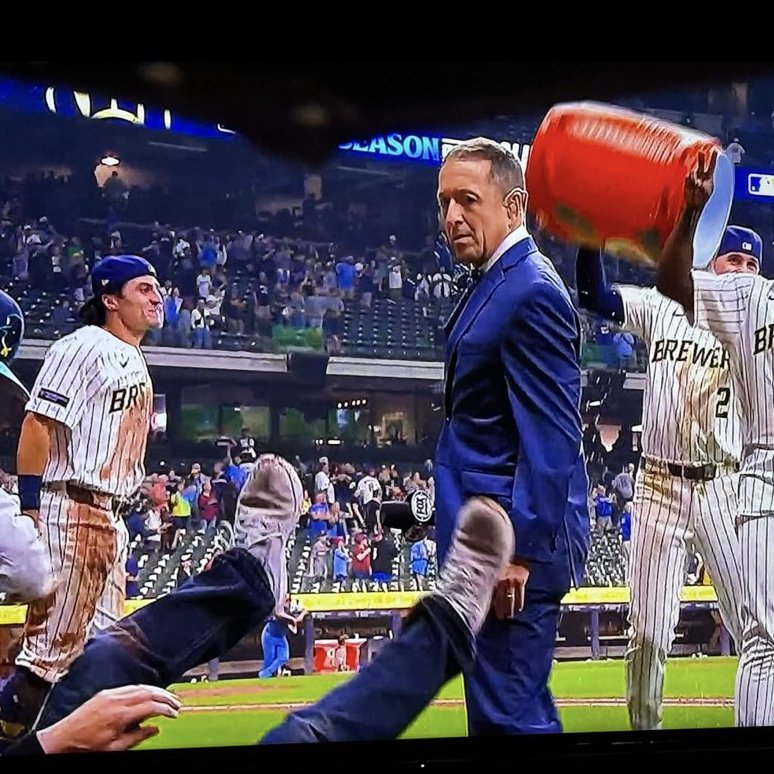 notgaetti's tweet image. I don't know Ken Rosenthal, but I do know that if I accidentally knocked someone over (any time, anywhere, let alone on television), I would feel immediately embarrassed and apologetic and would help the person up 10 times out of 10.

He looks more... disdainful? Inconvenienced?