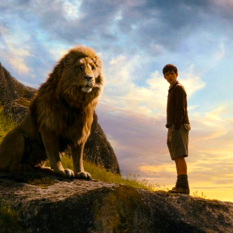 "But who is Aslan? Do you know him?"

"Well—he knows me. He is the great Lion, the son of the Emperor over Sea, who saved me and saved Narnia."