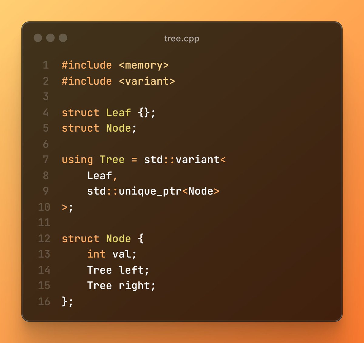 ChShersh's tweet image. Starting another stream in 7 minutes.
We continue torturing C++ with Functional Programming.
Today, I will talk about Algebraic Data Types (ADTs) and pattern matching.
You don't want to miss it.
