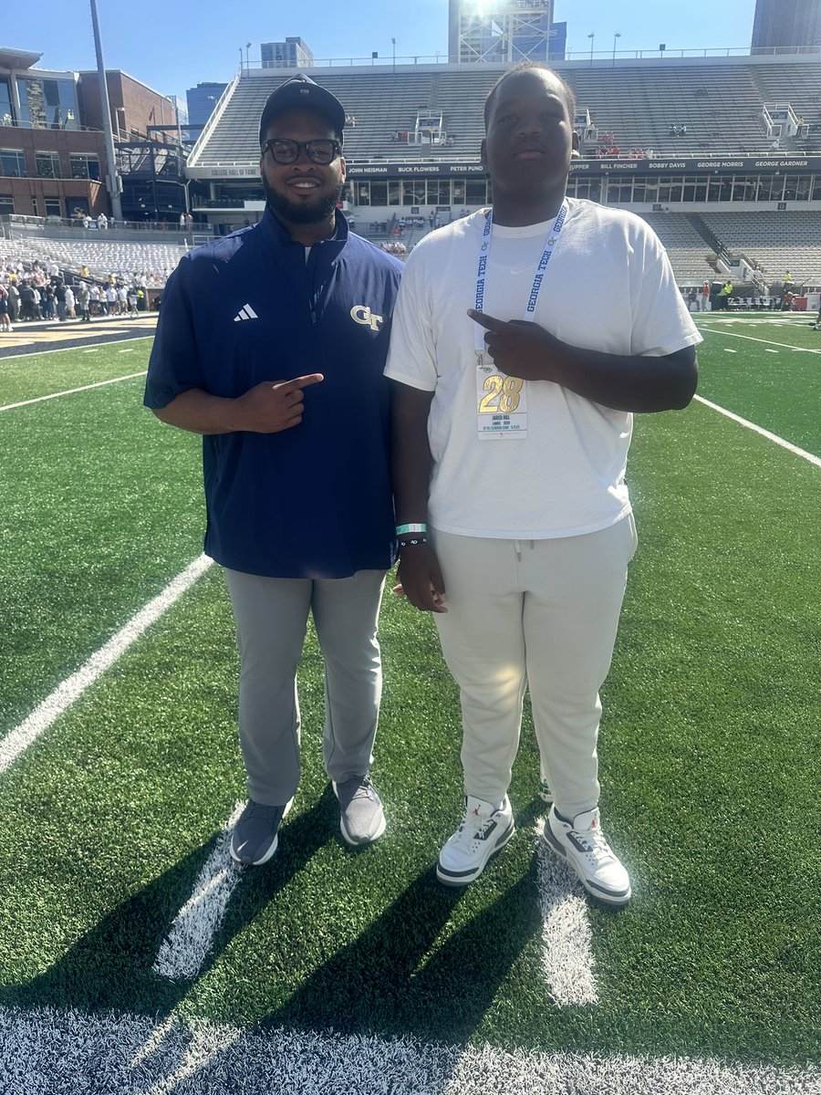 I appreciate the Invite <a href="/coachE_55/">Emil Ekiyor Jr.</a>! It was a pleasure to come out and watch Georgia Tech Win! Great Day!