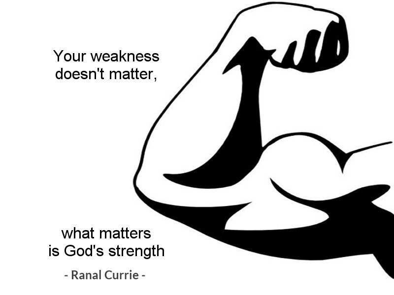 Ranal55's tweet image. Your weakness doesn&apos;t matter, what matters is God&apos;s strength.

#quote #quotesmith55 #weakness #strength #SundaySpirit