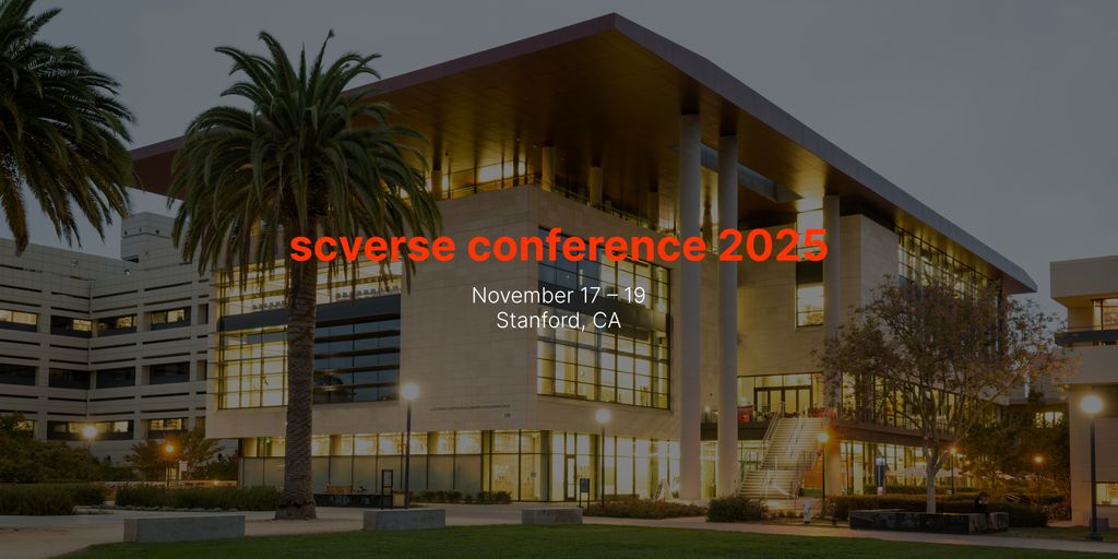 🎉 scverse conference 2025 Abstracts DEADLINE IN LESS THAN 48 HOURS! 🎉 

The deadline to submit abstracts for the scverse Conference 2025 is 11:59PM PST, September 15, 2025!

More information in thread
🧵 

#scverse #scverse2025 #SingleCell #Conference