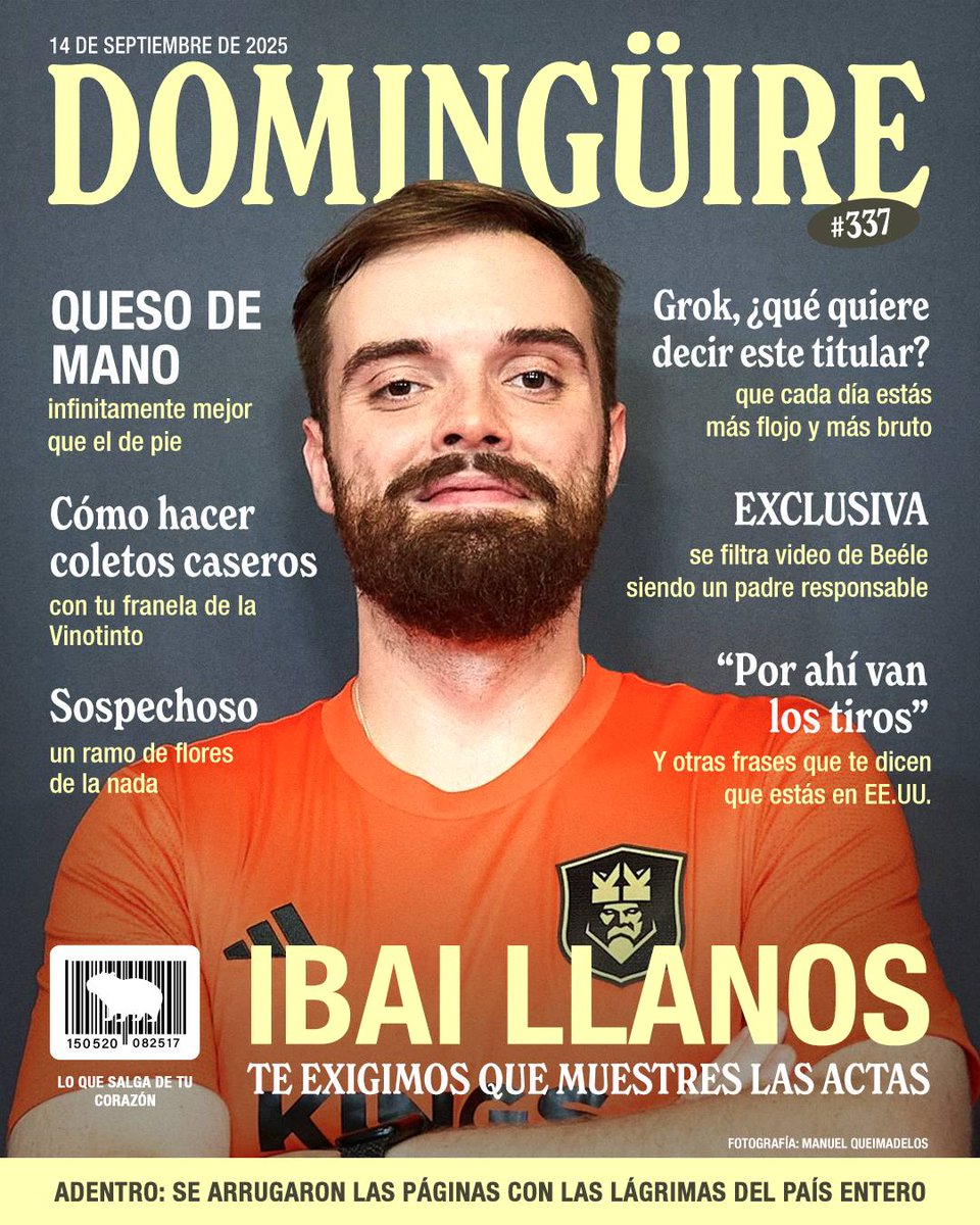 Domingüire No. 337: Ibai Llanos ow.ly/GTzI50WWkQx