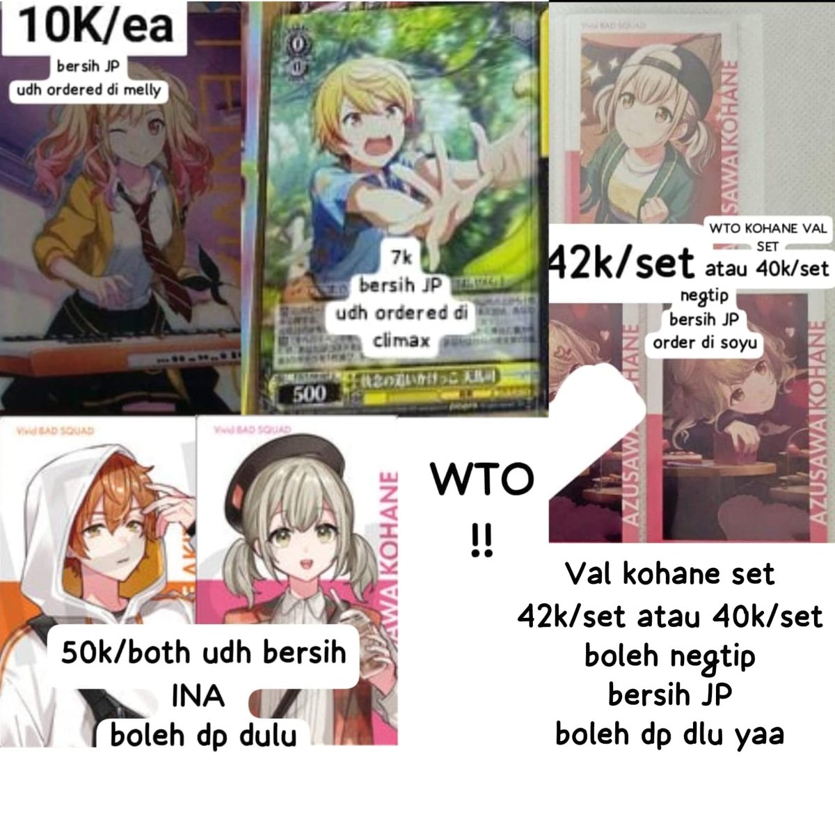 wto aab prsk! all udh fixorder!