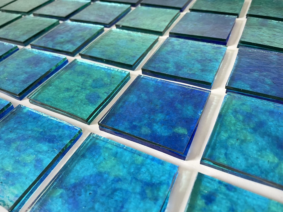 #firingnow Look at those incredible colours! 💙🩵💙🩵💙🩵💙