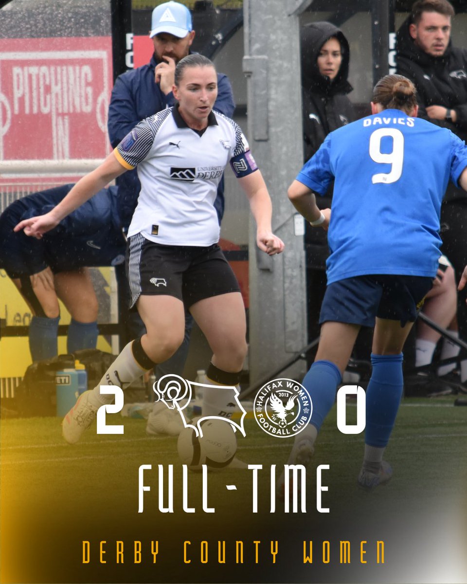 That's time!

Derby get their first victory and points of the campaign. 

A convincing victory in the end.