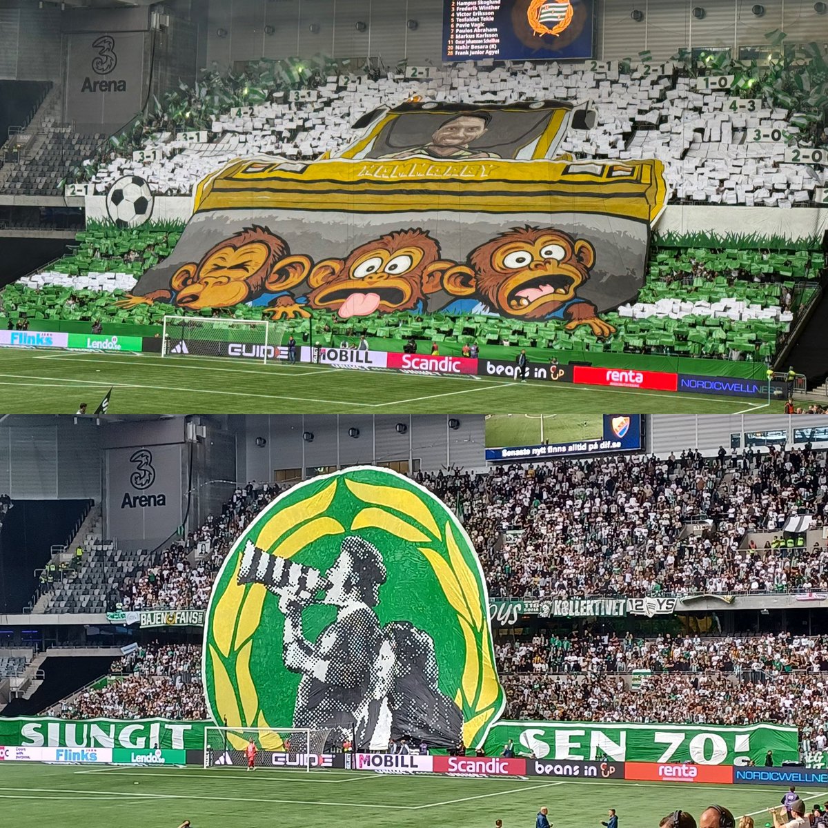 Hammarby Derby Tifo idag 🔥
