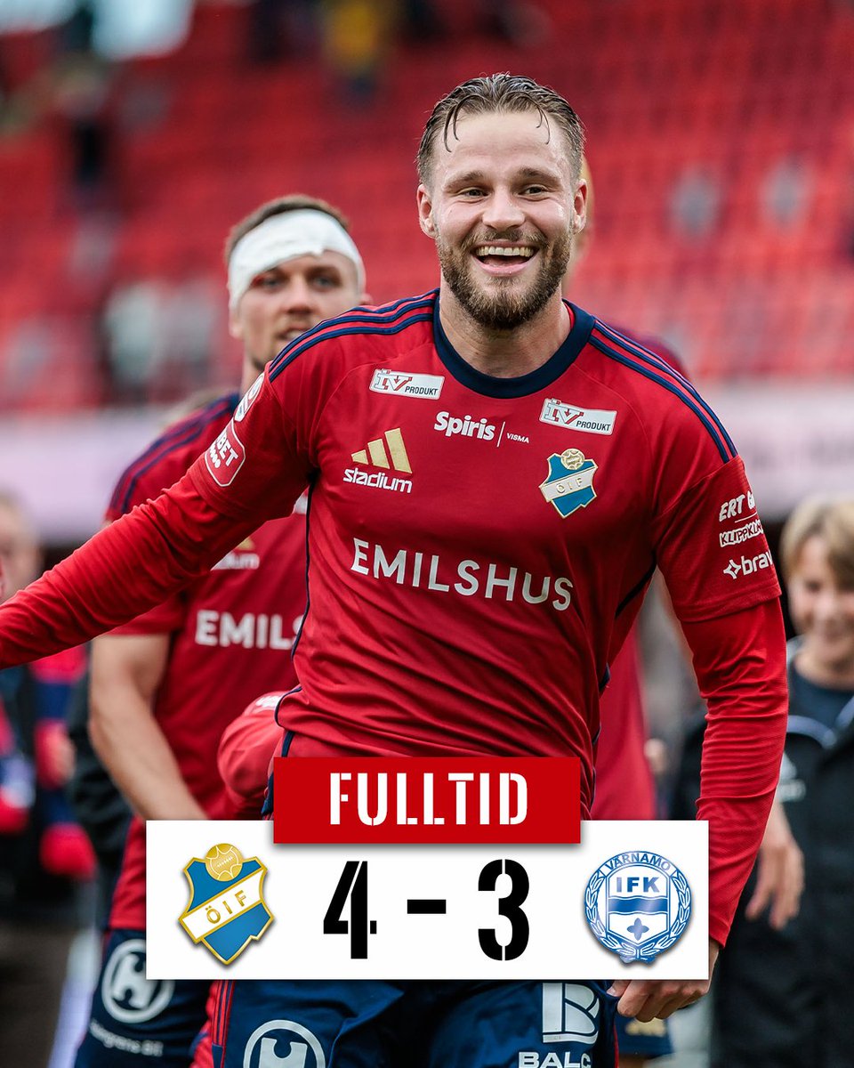 DUBBLA MÅL PÅ TILLÄGGSTID OCH TRE POÄNG!!

🔴🔵#östersif