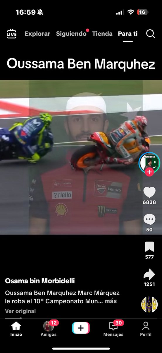 me ha salido esto por TikTok ahora y me ha hervido la sangre, todo el mundo sabe que el creador de este formato fui yo