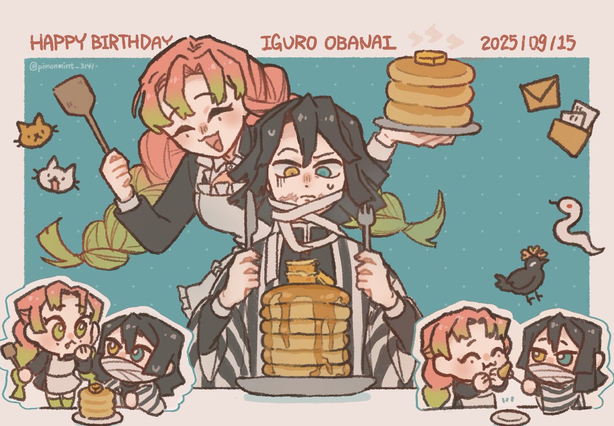 🐍🎊

#伊黒小芭内　 #伊黒小芭内生誕祭2025