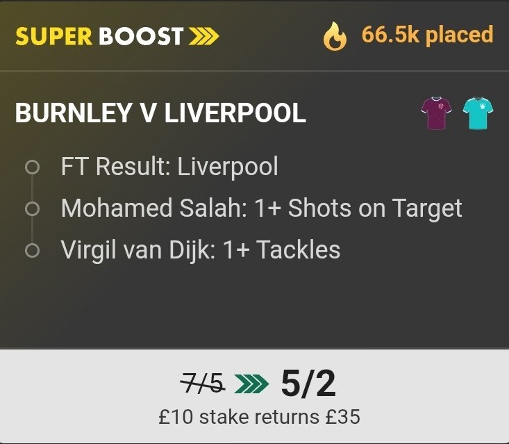 Hannibal definitely had bet365s super boost on didn't he.

Someone tell him it was only limited to £30 bet I hope?!