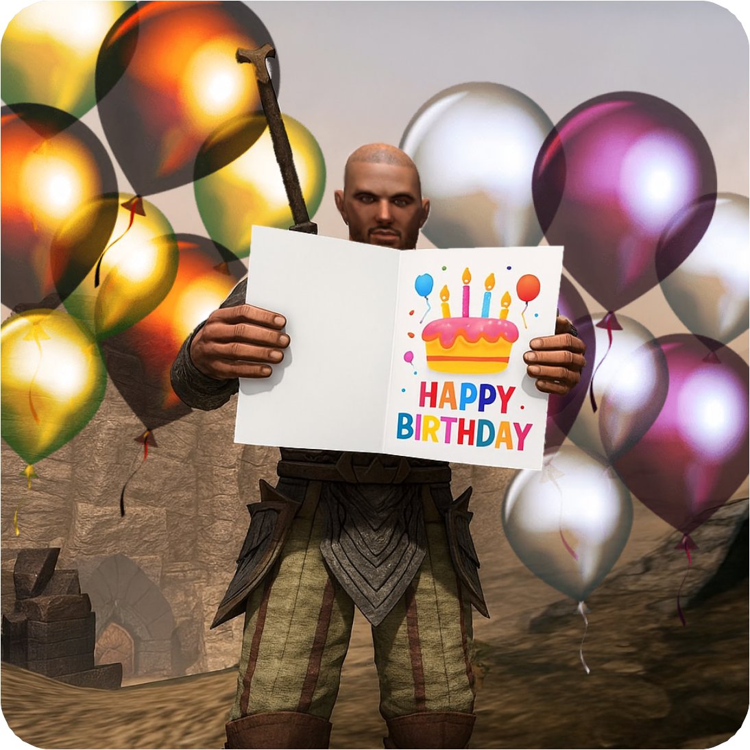 Ukhlog's tweet photo. Enjoy your balloon day, @EscapistFanatic! xx https://t.co/mQ7xMRVvLF