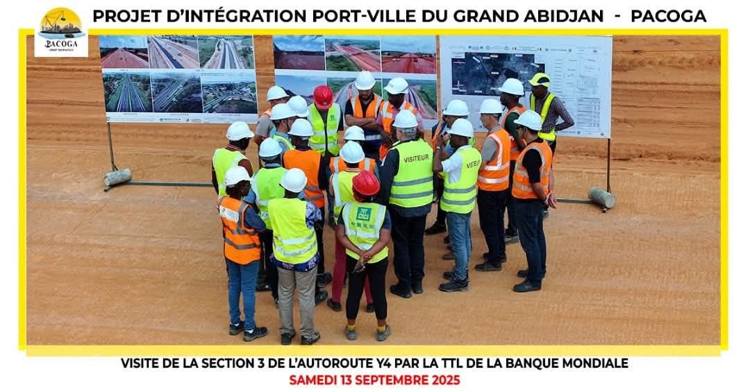 KassimDoumbia13's tweet photo. 🛣️🇨🇮 La Banque mondiale a visité ce 13 sept. le chantier de l’autoroute périphérique Y4 (sections 2 & 3) à Abidjan, en appelant au respect des délais contractuels.
#PACOGA #CIV225 #Infrastructure #TransportRoutier https://t.co/T98EmUWQyv