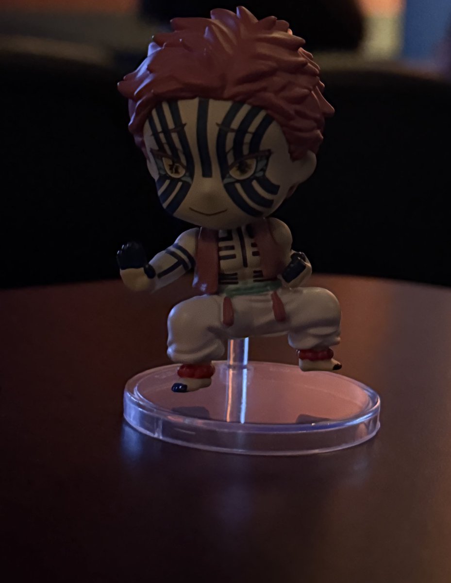 SEEING DEMON SLAYER AT THE CINEMA TODAY AAAAAAAAAAAA my heart is not ready 🥹😭 I’m bringing my Akaza figure