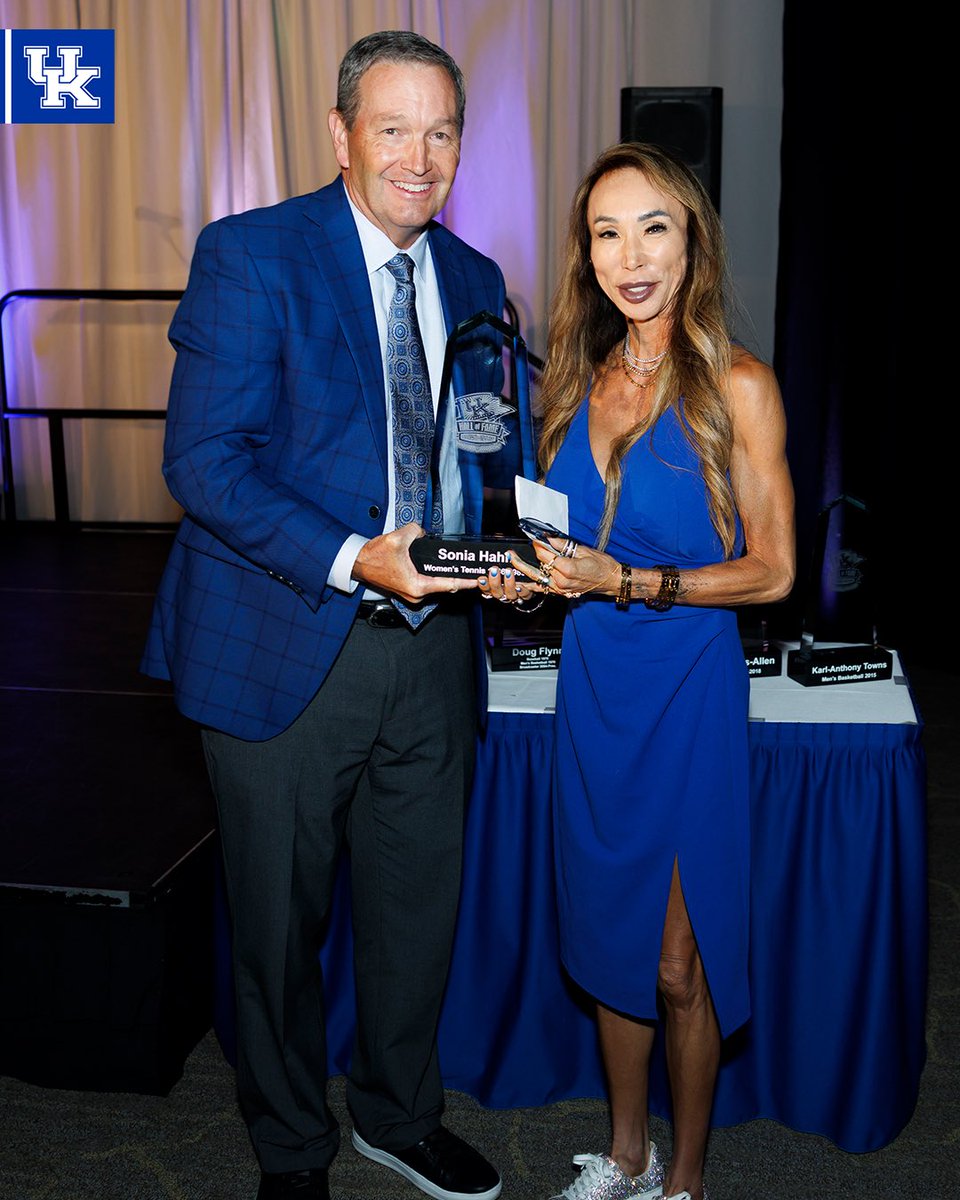 Hall of Famer. 🥹

Congratulations to Sonia Hahn, who was inducted into the UK Athletics Hall of Fame this weekend! 👏🎾