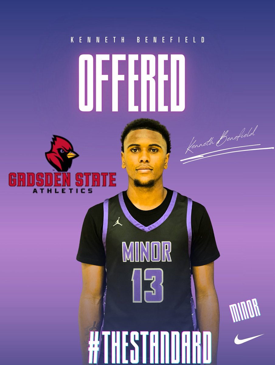 Congratulations to KJ on his second offer to Gadsden State #thestandard
