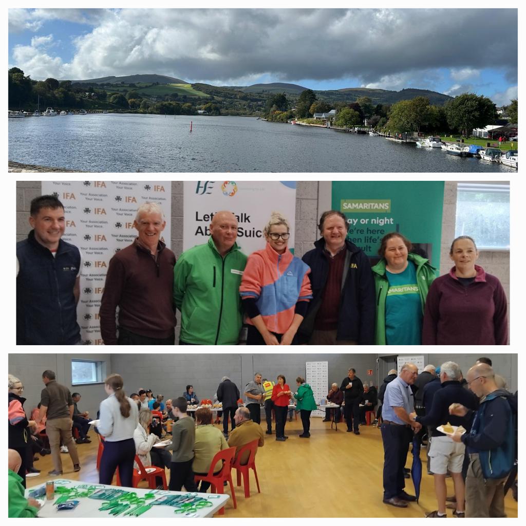 Great turnout in Killaloe today for the Clare <a href="/IFAmedia/">Irish Farmers' Association</a> walk and talk annual event. A guided Killaloe / Ballina River Loop Walk was followed by presentations from Michael Collins <a href="/HSELive/">HSE Ireland</a> and <a href="/samaritans/">Samaritans</a>. <a href="/ClareFM/">Clare FM</a> <a href="/ClareChampion/">The Clare Champion</a> <a href="/CrowleyLouise/">Louise Crowley</a>