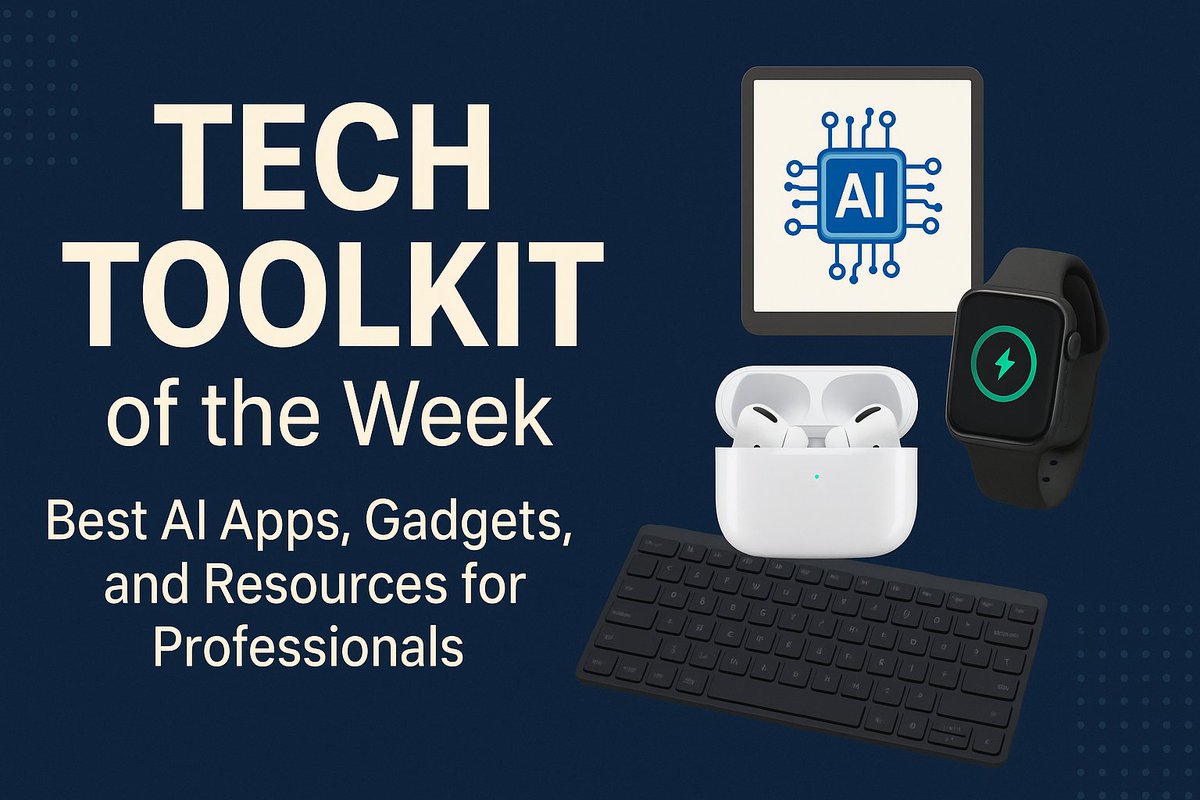 bytenesttech's tweet image. 🚀 Tech Toolkit of the Week: Best AI apps, gadgets & resources for professionals.
Boost your productivity & creativity with tools like Notion AI, Apple Vision Pro & more.
👉 Read here: bytenest.tech/tech-toolkit-o…
#AITools #Productivity #TechToolkit