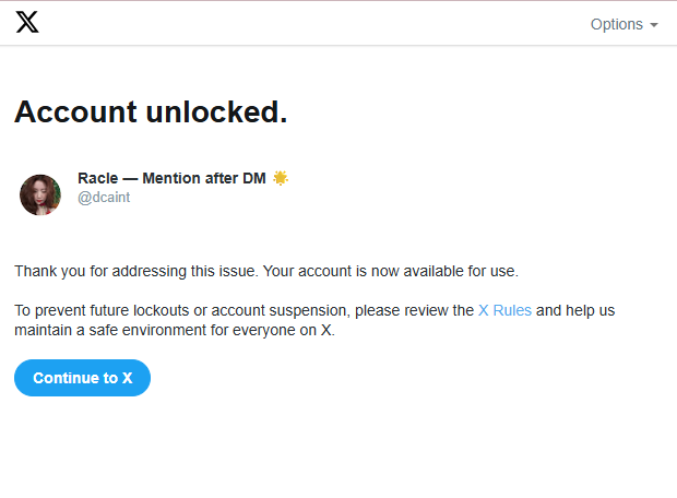 Racle — Mention after DM 🌟 tweet media