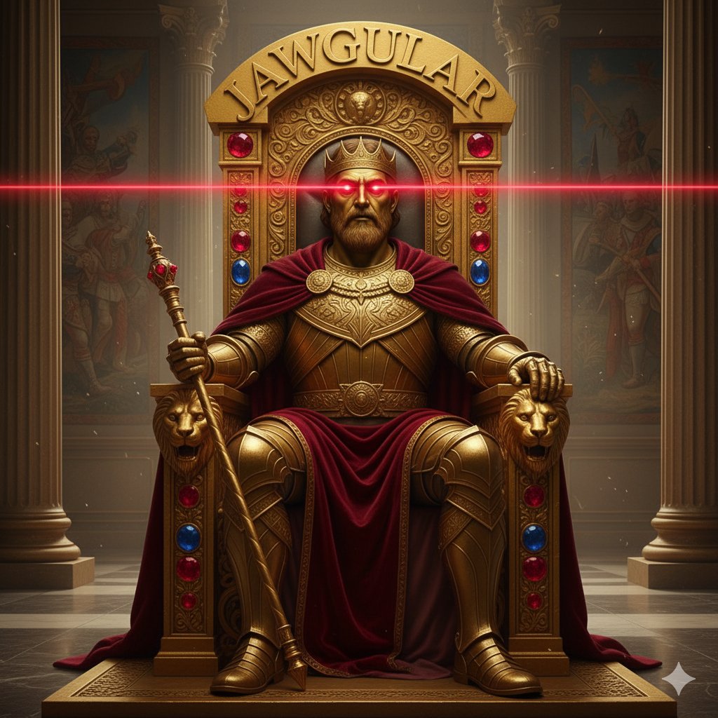 NanyaOnX's tweet photo. Profit kings reign supreme with $JAWGULAR 💸👑 Unlock your financial throne! CA: 0x73cD10B66c4EBC6eE77ADFcc4310C03D79a74444 #JawgularProfit #CryptoRoyalty #Jawgular #jawgular https://t.co/LUaDy88lnC