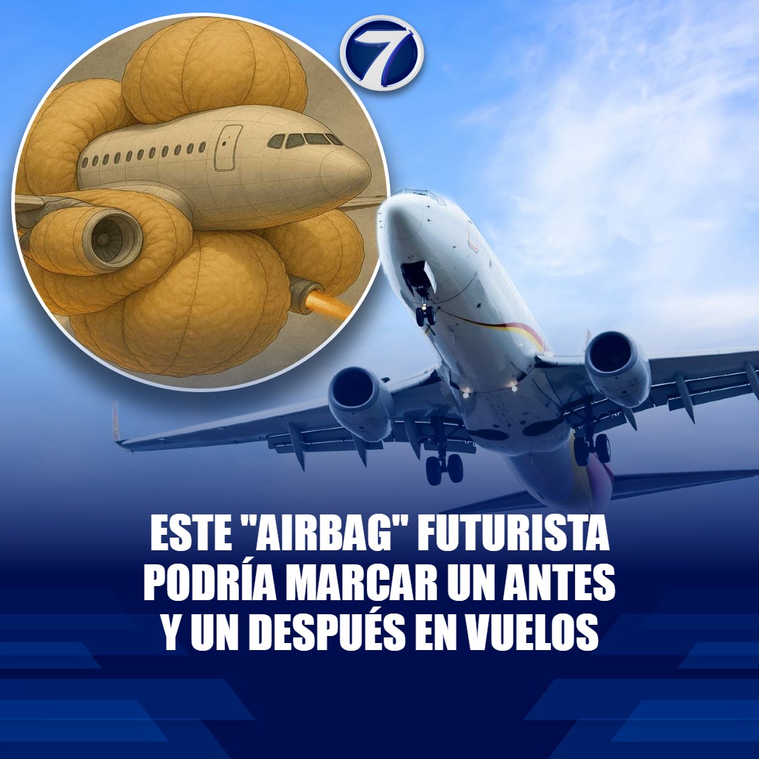 Noti7Guatemala's tweet image. "Airbag" futurista para #aviones podría salvar vidas en #accidentes aéreos ✈️😲➡ bit.ly/3K376Uk