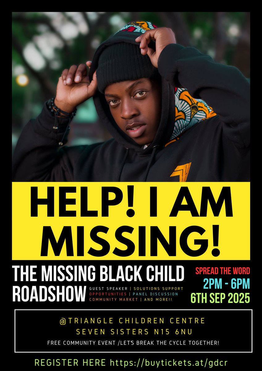 Last weeks missing child event was amazing. Thanks everyone and thanks <a href="/missingpeople/">Missing People</a> for the support and <a href="/haringeycouncil/">Haringey Council</a> for the support.