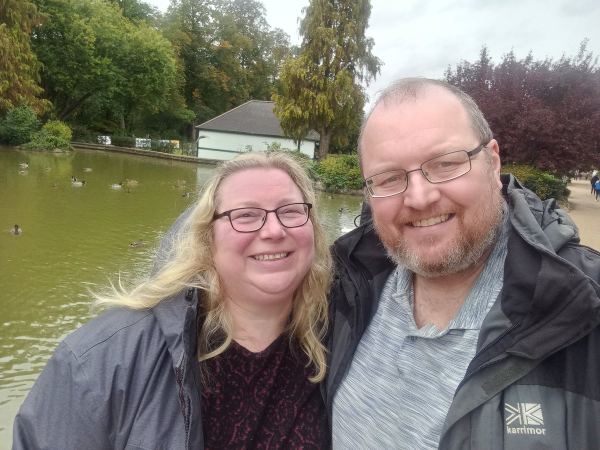 It's our wedding anniversary today &amp; we've been to Matlock to enjoy a lovely meal, only water for me but my wife was very happy to enjoy a few cocktails 😀🍹👍

After food we had time to enjoy a nice little walk around Matlock Park,  simple but quality time together 😀❤️