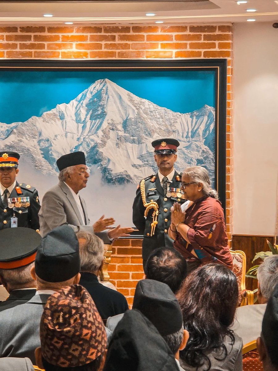 Congratulations honourable PM  #Sushisla Karki