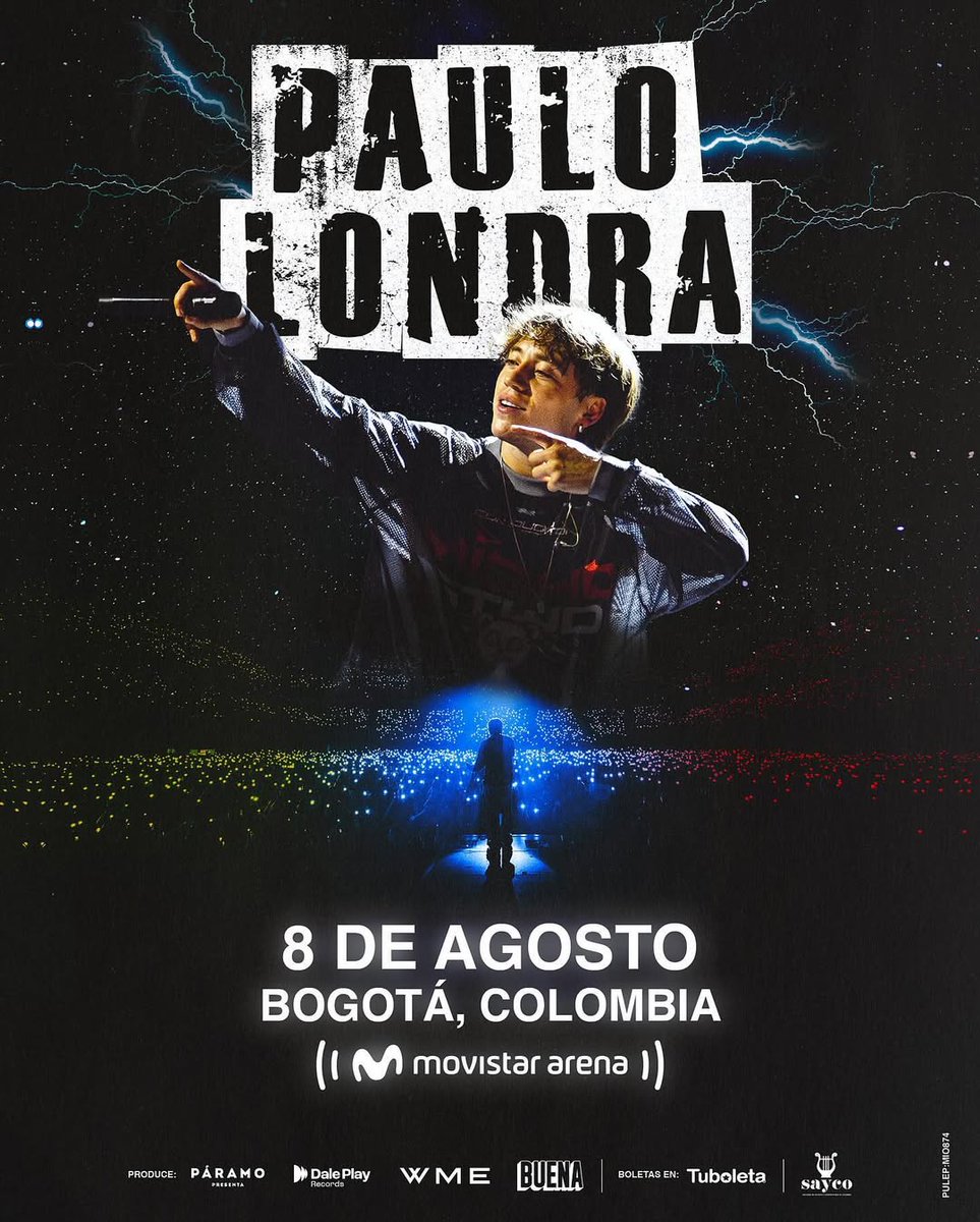 paulolondracol's tweet photo. ¡TENEMOS MOVISTAR ARENA POR FIN EN COLOMBIA! 🥹💙
Gracias x esto crackkk @PauloLondra 

#paulolondracol #paulolondra #colombia #londra23 #paulocolombia https://t.co/f2w0ECqWIC