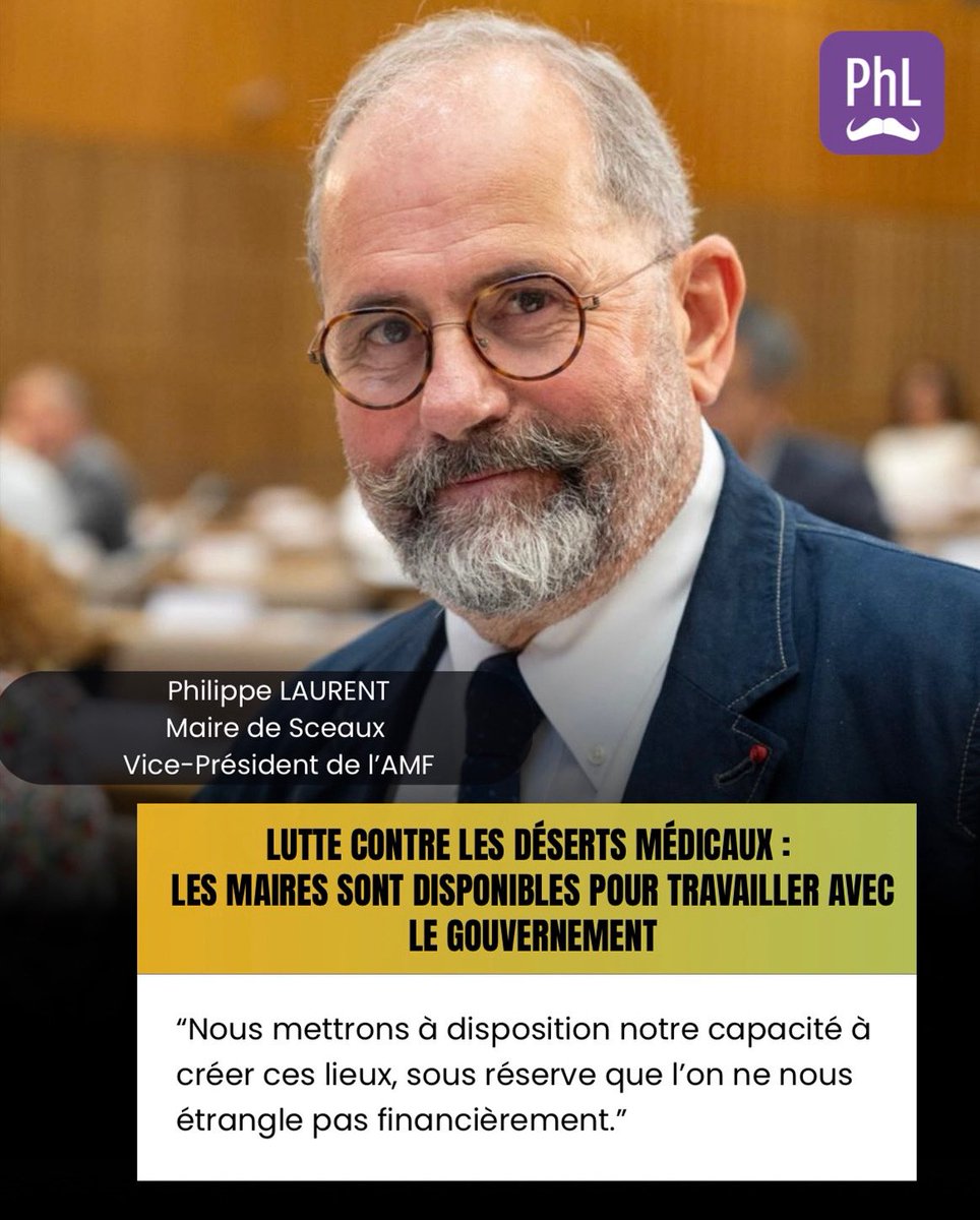 laurent_sceaux's tweet photo. Sur @franceinfo j’ai salué le projet de @SebLecornu visant à renforcer l’accès aux soins.

👉 Cependant, il faut des garanties concrètes notamment financières pour permettre aux maires de mettre en œuvre ce projet. ⤵️

https://t.co/CT3VSyzatq https://t.co/FZq9V14UCL