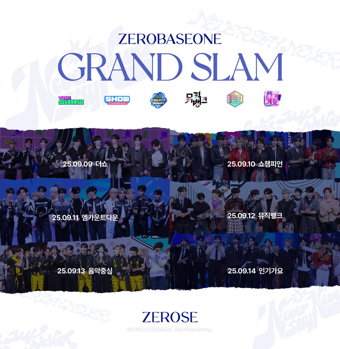 I’m so so proud of ZB1 they really deserve everything they are achieving and I know their future will be so much brighter, I love my 9 shining starts till the end of the world

ZB1 GRAND SLAM WINNER 
#ICONIK_6thWin 
#ZEROBASEONE21stWin 
#ZEROBASEONE
