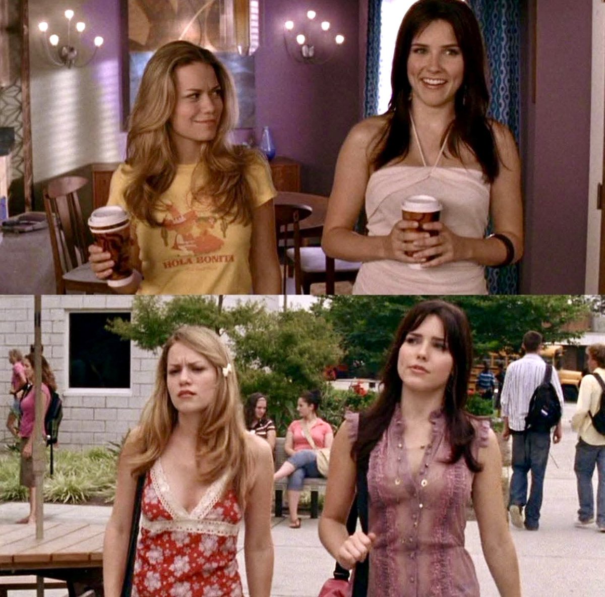 OTHdiary's tweet photo. The most underrated duo of One Tree Hill. https://t.co/YbdG2kwnIc