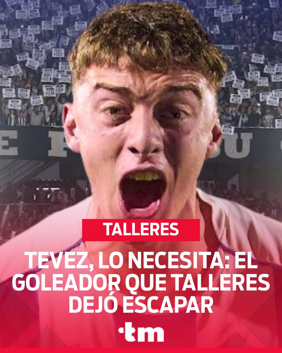 ⚽️ El goleador que Talleres dejó ir y hoy Tevez extraña

👉Todos los detalles acortar.link/yyoVQv
